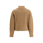 Brown Wool Sweatshirt