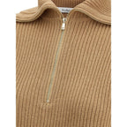 Brown Wool Sweatshirt