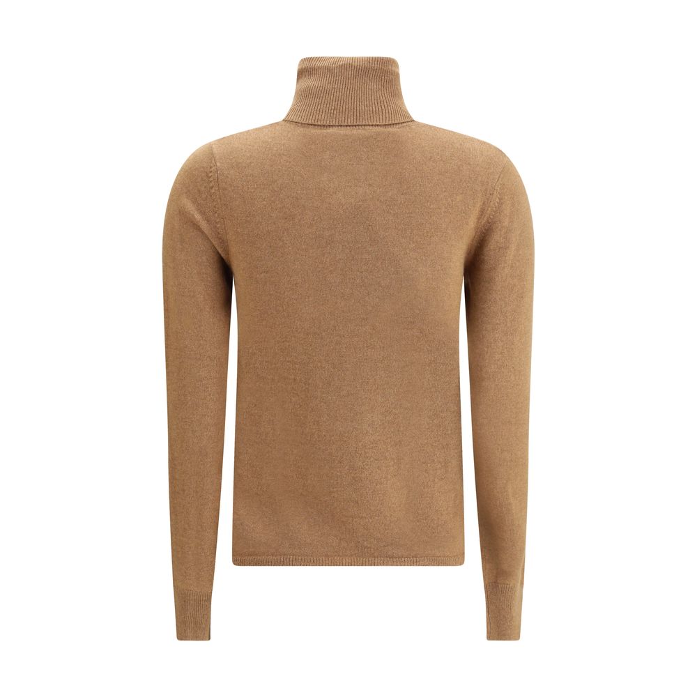 Brown Wool Turtleneck