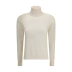 White Wool Turtleneck