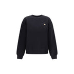 Black Cotton Sweatshirt