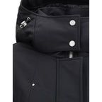 Black Polyester Parka