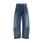Blue Cotton Jeans Denim