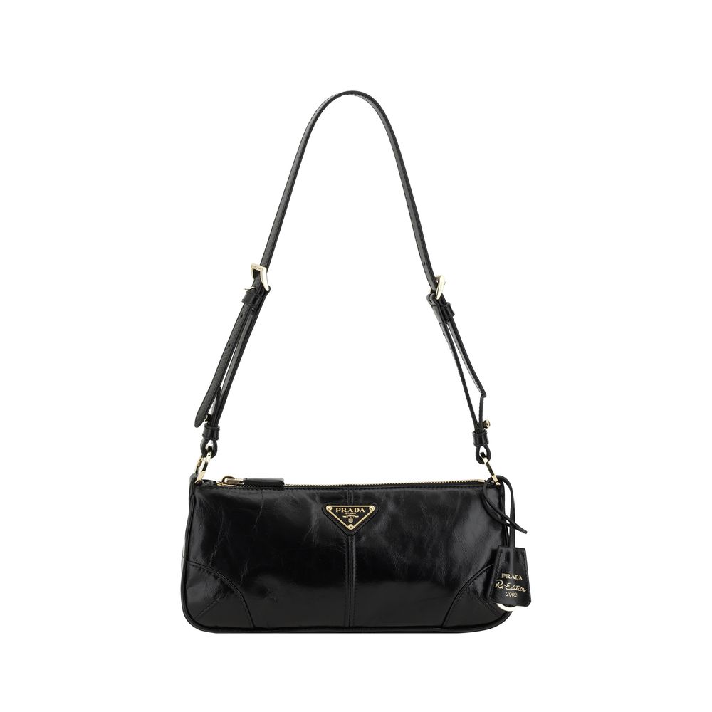 Black Calf Leather Bos Taurus Shoulder Bag