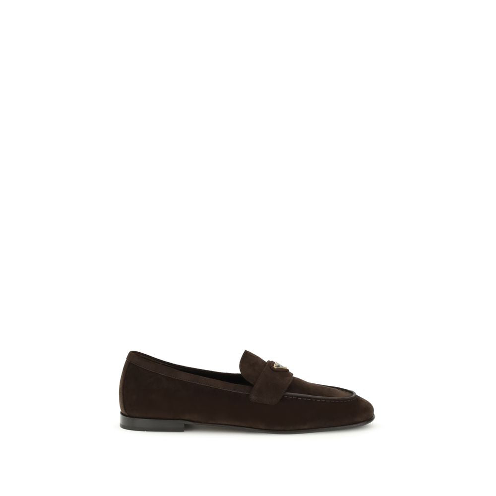 Brown Calf Leather Bos Taurus Slip-On Loafers