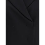 Black Fleece Wool Coat