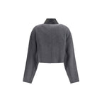 Gray Fleece Wool Clothing