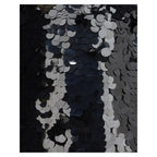 Black Polyester Cocktail Dress