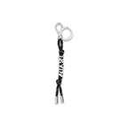 Black Recycled Polyamide Keychain