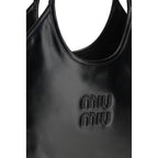 Black Calf Leather Bos Taurus Shoulder Bag