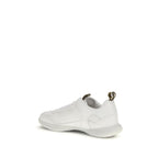 White Calf Leather Bos Taurus Athletic Sneakers