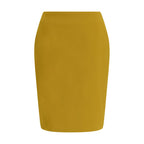 Yellow Viscose Skirt