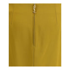 Yellow Viscose Skirt