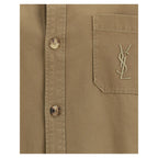 Green Cotton Denim Jacket