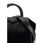 Black Calf Leather Bos Taurus Handbag