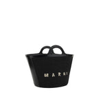 Black Cotton Shoulder Bag