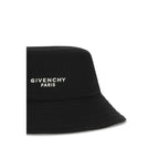 Black Cotton Bucket Hat