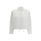 White Cotton Shortsleeve Shirt
