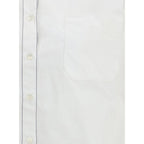 White Cotton Shortsleeve Shirt