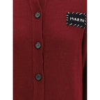 Bordeaux Cashmere Cardigan