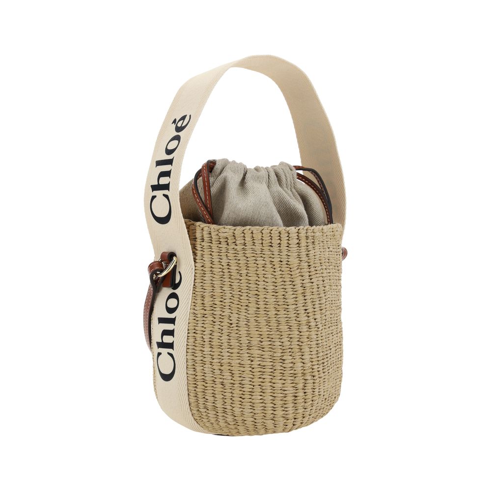 White Cotton Shoulder Bag