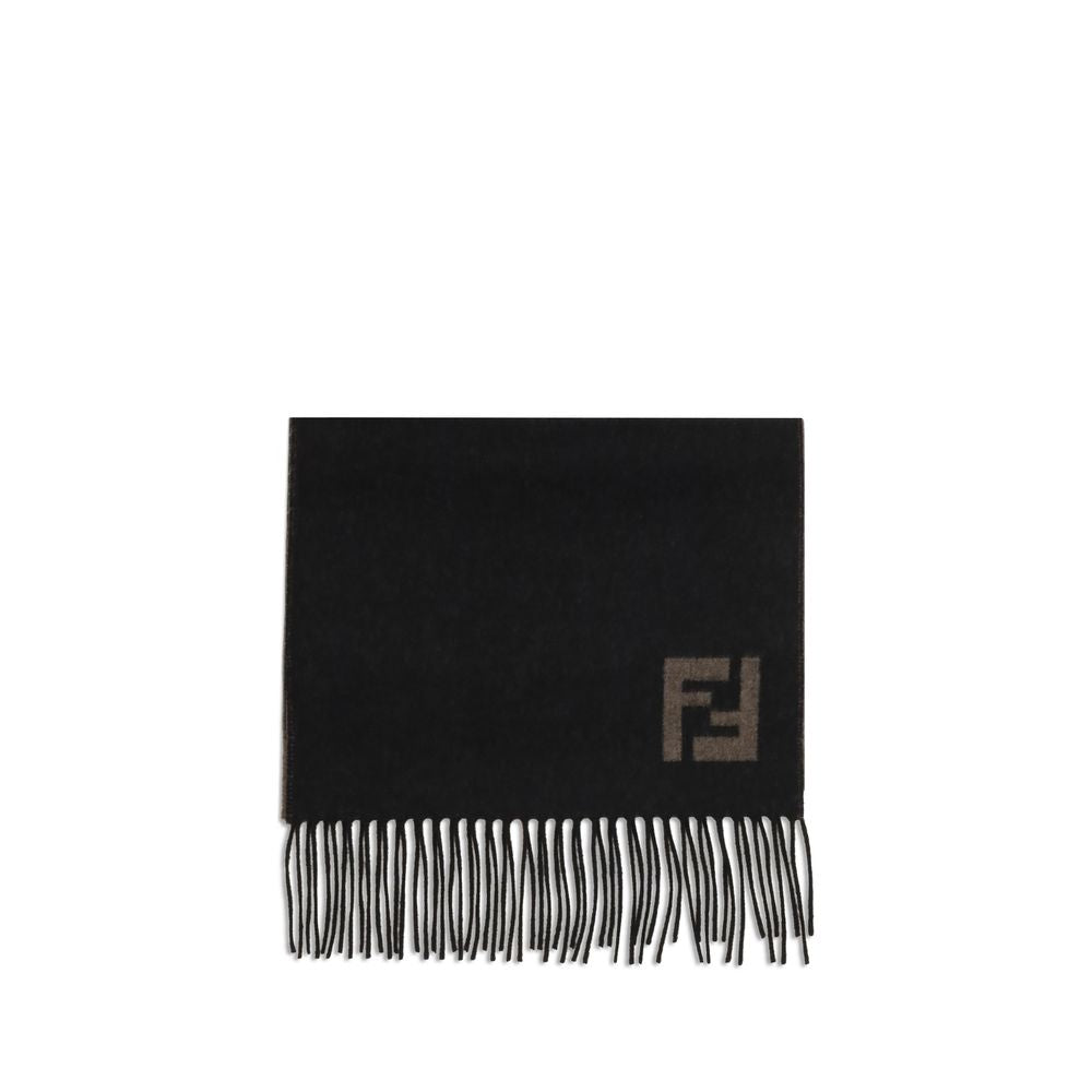 Black Wool Scarf
