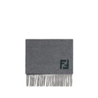 Gray Wool Scarf