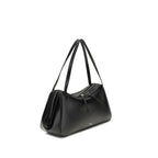 Black Calf Leather Bos Taurus Shoulder Bag