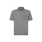 Gray Cotton Polo Shirt