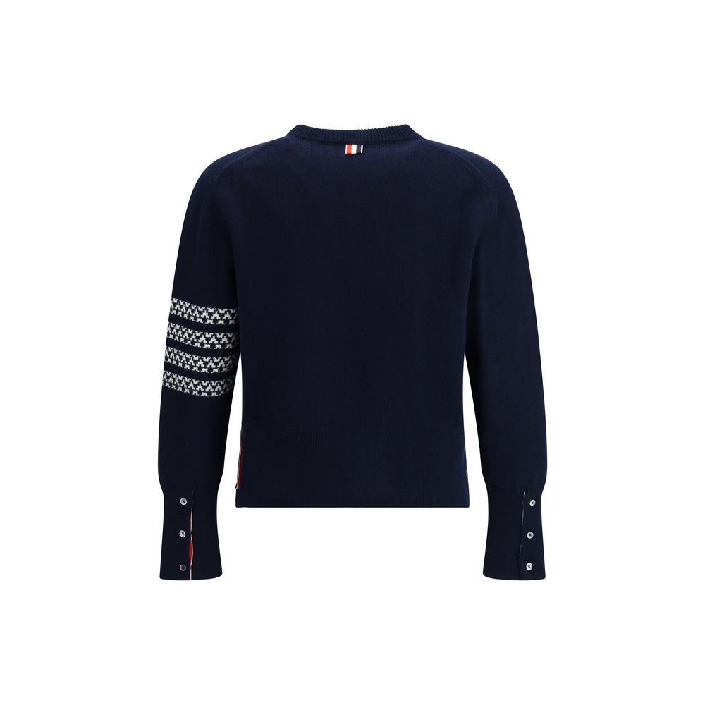 Blue Fleece Wool Sweatshirt