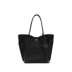Black Fabric Shoulder Bag