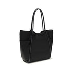 Black Fabric Shoulder Bag