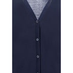 Blue Cashmere Cardigan