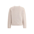 Cream Merino Wool Sweatshirt