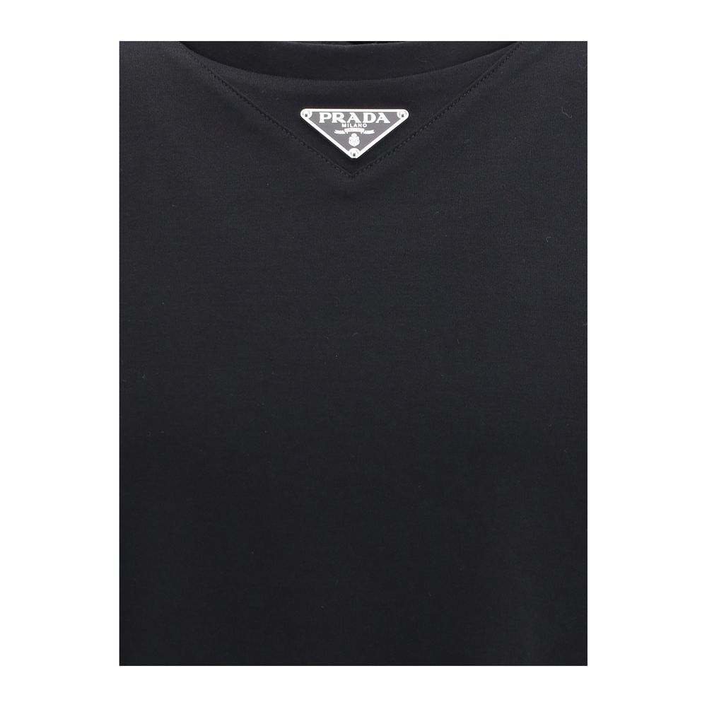 Black Cotton T-Shirt