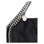 Black Polyester Shoulder Bag