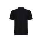 Black Cotton Polo Shirt