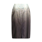 Multicolor Silk Long Skirt