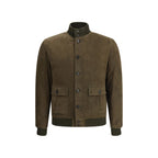 Brown Calf Leather Bos Taurus Bomber