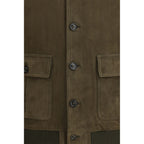 Brown Calf Leather Bos Taurus Bomber