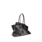 Black Calf Leather Bos Taurus Shoulder Bag