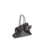 Black Calf Leather Bos Taurus Shoulder Bag