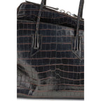 Black Calf Leather Bos Taurus Shoulder Bag