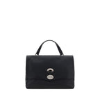 Black Calf Leather Bos Taurus Shoulder Bag