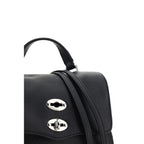 Black Calf Leather Bos Taurus Shoulder Bag