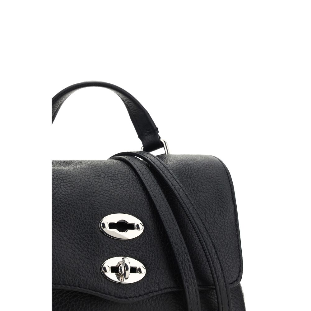 Black Calf Leather Bos Taurus Shoulder Bag