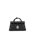 Black Calf Leather Bos Taurus Shoulder Bag