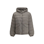 Gray Recycled Polyester Coat