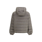 Gray Recycled Polyester Coat