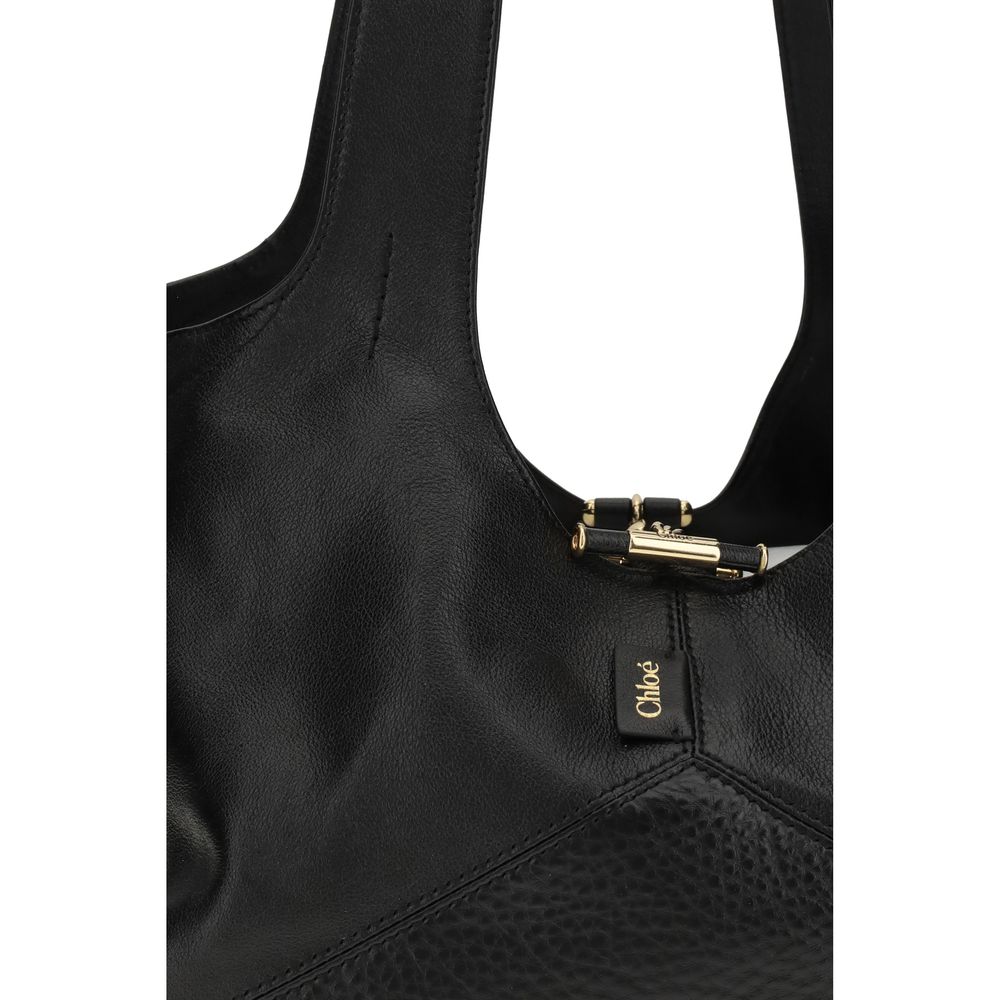 Black Calf Leather Bos Taurus Shoulder Bag